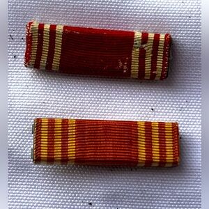 U.S. Army Battalion Infantry good conduct Medal Award Ribbons Set of 2 WW2